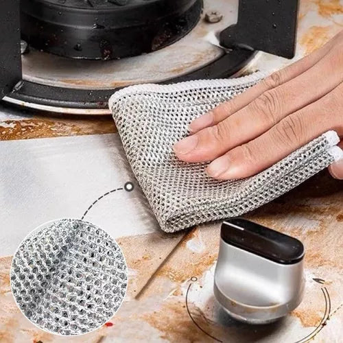 🧽✨ Paños Metálicos Antirayones Multiusos x10