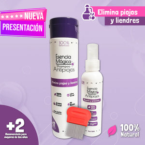 🧴✨ Kit Antipiojos + Acondicionador Esencia Mágica 4 en 1