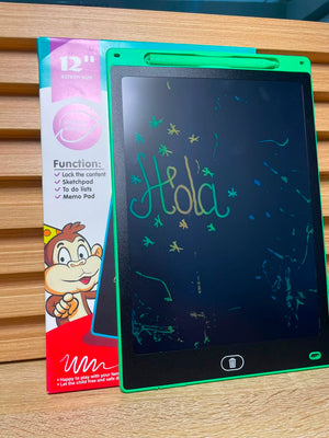 🎁 Combo Infantil Stitch + Tabla LCD 12" 🩵✨